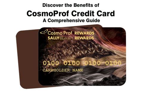 CosmoProf is the leading distributor of salon products to Licensed Professionals in the beauty industry. . Cosmoprof credit card